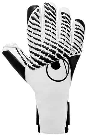 uhlsport Supergrip+ Gants de Gardien de But Flex Frame Carbon – Gants de Gardien de But Professionnels avec Protection des Doigts et adhérence maximale