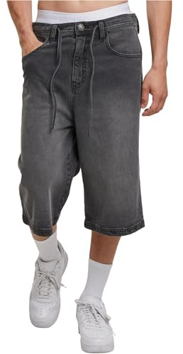 Urban Classics Short de Skater pour Homme avec Cordon de Serrage - Noir