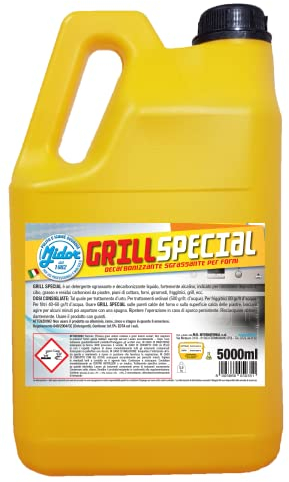 Pulitore forni, griglie GRILL SPECIAL 5000ml 5,5 kg, rimuove depositi di cibo, grasso e residui carboniosi da piani di cottura, forni, friggitrici, piastre, girarrosti - Midor
