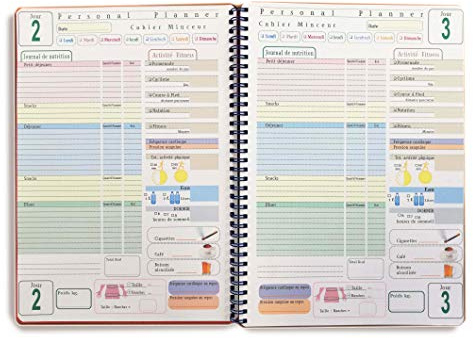 Diettrackningsdagbok, matdagbok - A4 21 x 30 cm (Svenska)