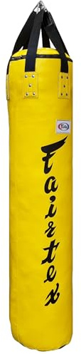 Fairtex HB150, banabag 150 x 34 cm boxningssäck (gul)