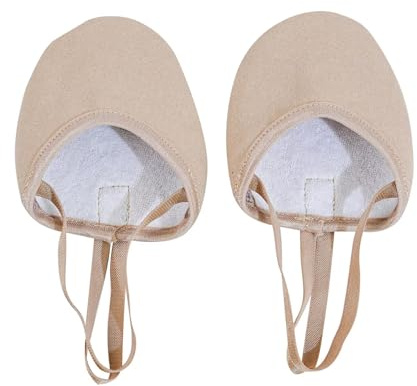 flexdans Zapatos de Ballet Punteras Gimnasia Ritmica,Zapatos de Danza Rítmica con Media Punta para Niñas y Mujeres Gymnastics Shoes 28