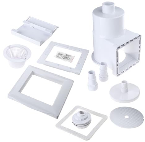 RETUOLWAG Kit skimmer per piscina con collegamento semplice per mantenere pulita la piscina fuori terra accessori skimmer