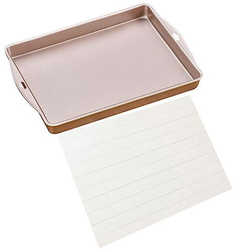 Sosoport Nougat Mold Set Rectangular Non-Stick Baking Tray Grating Board Multifunctional Candy and Dessert Making Tool for Home Baking