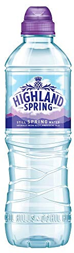 Highland Spring Still Spring Water Sports Cap, 12 x 500ml