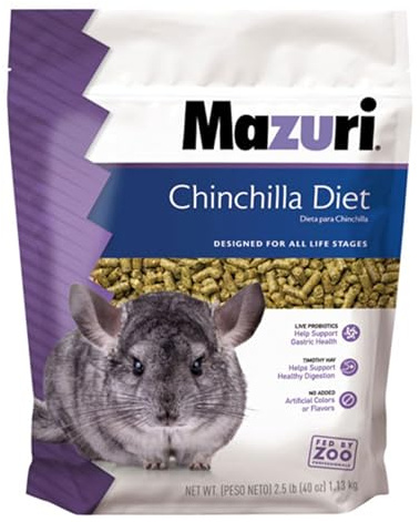 Mazuri Chinchilla Food | 2.5 Pound (2.5 lb.)
