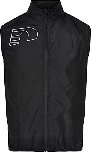 newline CORE Vest Herren Windweste Laufweste (schwarz, L)