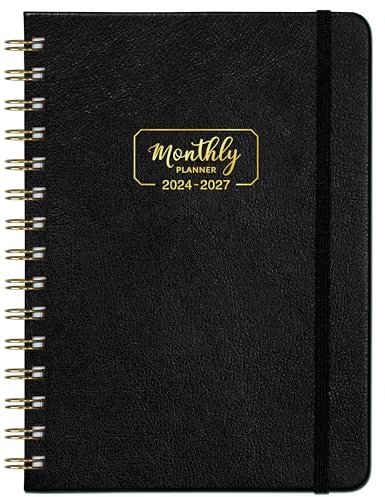 Monatsplaner 2026–2028 – 3-Jahres-Monatsplaner von Januar 2026 bis Dez. 2028, Jahreskalender 2026–2028 mit dickem Papier, Tabs, 16,4 x 21,6 cm