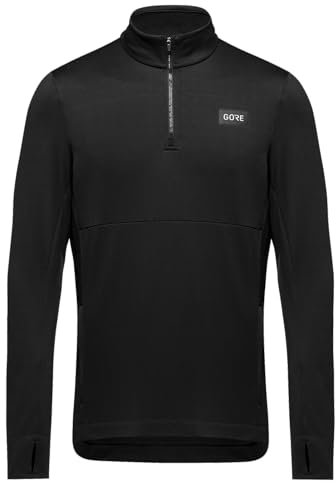 GORE WEAR Herren Everyday Thermo 1/4-zip Vest, Schwarz, XL EU