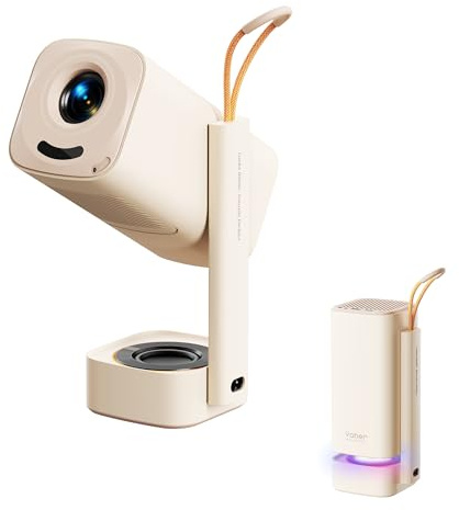 Yaber T1 Pro Proiettore【Turbo Sonic Bass & HDR10】Videoproiettore Native 1080P, Proiettore Portatile Ruotabile 180°, Auto Focus|Keystone|Bluetooth 5.4|WiFi 6, Dolby Audio Home Cinema Proiettori