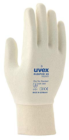 Uvex g_6027609_4048612010082 Nitril-HS,Rubipor XS 2001,Gr.9, Weiß, 9