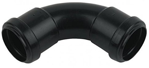FloPlast Push-Fit Waste 92.5° Bend 40mm Black | Home Standard