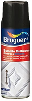 Bruguer Esmalte sintético 5197993 Spray Multiusos Negro 400 ml Mate