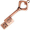 32GB USB2.0 USB-Stick, BorlterClamp Speicherstick Retro Metall Herzförmiger Schlüssel Geformt Flash-Laufwerk