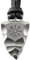 Element of Gods Titan Faustkeil Vegvisir Wikingerkompass Anhänger mit Lederband in schwarz