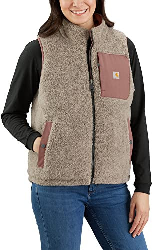 Carhartt Damen Relaxed Fit Wendeweste mit wasserabweisender Oberfläche und Wind Fighter-Technologie, Farbe:Nutmeg, Gr: M