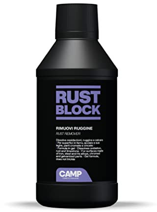 Camp RUST BLOCK rimuovi ruggine in formula gel, per ferro e acciaio, 300 ml