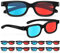 Milisten 10 Pcs 3 with Lens, Lightweight Abs Frame, Compatible with Computer Monitors, Tvs, Theater Screens, Ideal for 3D Movies and Games