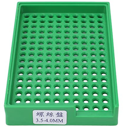 Vassoi Per Viti Antistatiche, Vassoio Per Viti a 160 Fori Vassoio Per Viti con Intaglio in PP Piastre Per Viti Conservazione degli Attrezzi Per Presa 3,5-4,0 Mm Organizzatore Antistatico Per Il Lavoro