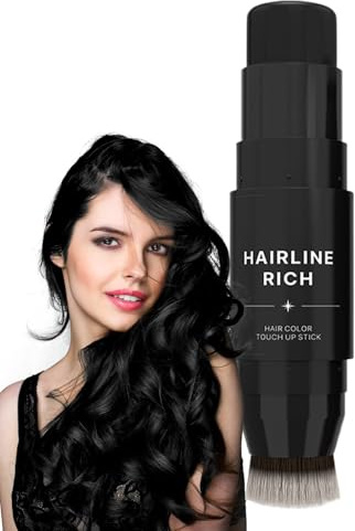 Colore dei capelli per la copertura dei capelli grigi - Colore della penna lunga durata dei capelli | Powders linea linea | Colore temporaneo dei capelli a doppia estremità | Coprire radice per il