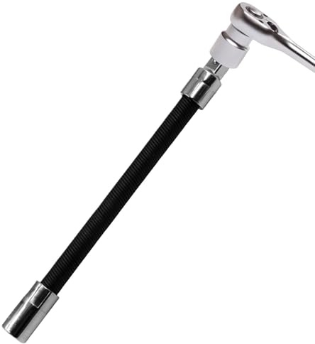 Flexibel Axel Förlängning 12.7 mm Spärrskaft | Flexibel Borrförlängning för -Själv, Skåpinstallation, Byggnation, Bilreparation, Träbearbetning, Mekaniskt