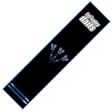 Dart distansmatta – 300 x 34 cm (0,5 cm tjock) halkfritt kristallsammet golvskydd | Dartmatta, professionell Oche Toe Line matta, kontor paus rum och källare speltillbehör