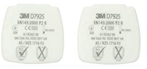 3M Secure Click Partikel-Einlegefilter D7925, P2 R