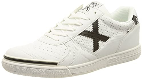 Munich Gresca Kid's, Zapatillas de deporte Unisex niños, Bianco Blanco Azul 01, 34 EU