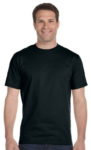 Hanes Big Men's Beefy-t Tall T-Shirt-d - Black - XXX-Large Tall