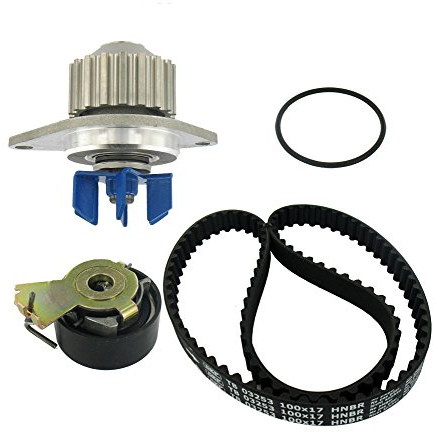 SKF Wasserpumpe und Zahnriemensatz mit Dichtungen VKMC 03253 Höhe 171 mm Länge 271 mm Breite 142 mm - OE-Qualität