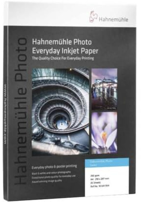 Hahnemühle Papier photo Luster 260 g/m², format A3, 297 x 420 mm, blanc clair, papier photo
