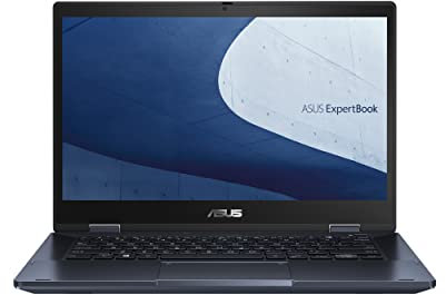 ASUS ExpertBook B3 Flip B3402FBA-EC0690X - Ordenador Portátil 14 Full HD (Intel Core i3-1215U, 8GB RAM, 256GB SSD, UHD Graphics, Windows 11 Pro) Negro Estrella - Teclado QWERTY español