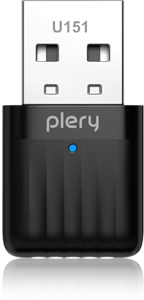 PLERY USB WiFi Adapter for Desktop PC, 5G 2.4G Dual Band WiFi Dongle 802.11AC 650Mbps Wireless Network Adapter for Laptop, Compatible with Windows 11/10/8.1/8/7/XP, Built-in Driver Network Card