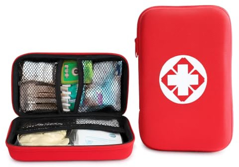 Kit di Pronto Soccorso Completo | Borsa d’Emergenza Portatile per Casa, Auto, Viaggio e Campeggio