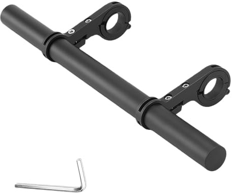Bike Handlebar Extender, 10/20/30cm Aluminum Alloy Bicycle Handlebar Extension, for 31.8mm/25.4mm caliber, for Bike Mounts, Extender Bars, GPS, Phone Mount (30cm)