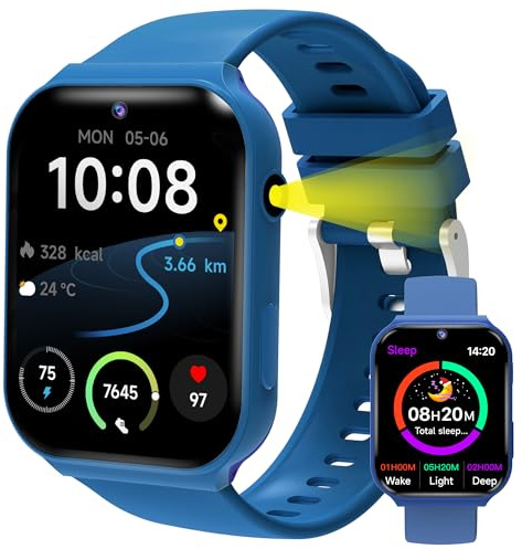 Smartwatch Bambini 18 Giochi Sonno Fotocamera 1.83 Contapassi Regalo