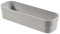 CURVER Schubladen Organizer schmal lang 23 x 8 x 5 cm aus Kunststoff Aufbewahrungsbox grau für Schreibtisch Kommode Küche