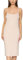 Merry Style Damen Unterkleid Knielänge Petticoat Midi Länge einstellbare Träger MS10-402 (Beige, S)
