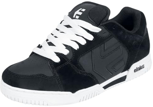 Etnies Faze Skate-sko för män, Svart vit, 46 EU