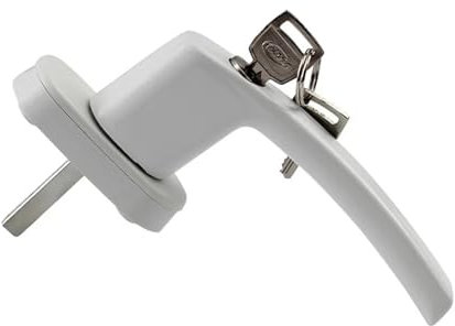 VDLLQYN, Manija redonda for ventana de UPVC, cerradura abatible for ventana, manija exterior con llave ，Manillas para ventanas