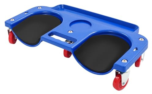 Rollende Knieschoner, Kniebrett mit Rollen, Knierollbrett mit 5 Räder für die Garagenarbeiten, Werkstätten, Max. Tragfähigkeit 100 kg