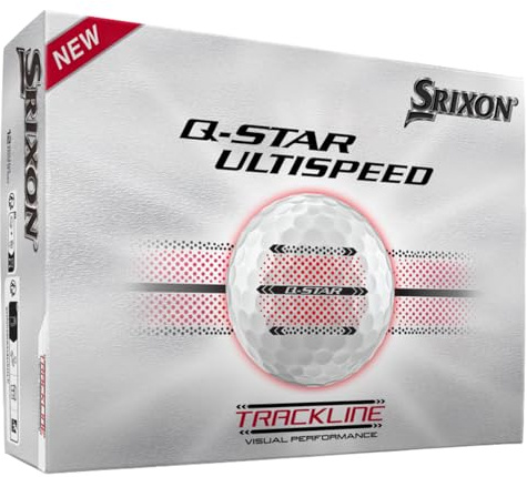 Srixon Q-Star Ultispeed Track Balles de golf Blanc