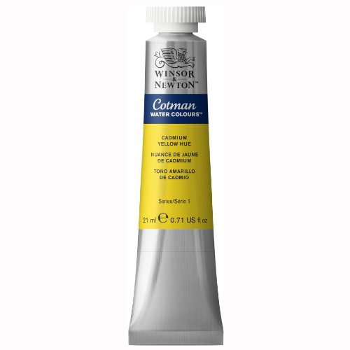 Winsor & Newton 308109 Cotman 21ml Water Colour Tube - Cadmium Yellow Hue