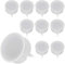 HCFEI 10x LED Modul GU10 Flach 230V 5W extra flach 22mm Dimmbar, Passend für alle Standard Einbauleuchten, Warmweiß 2700K 410LM, Ra>80, Entspricht Halogen 50 Watt, 120°Abstrahlwinkel