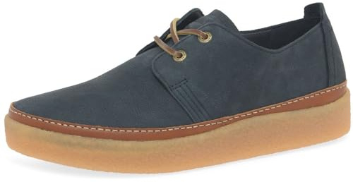 Clarks Clarkwood Low Mens Navy Nubuck, 9.5