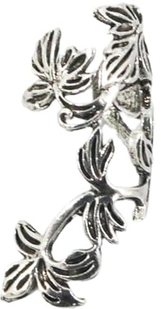 harayaa Ear Cuff Clip per Orecchio Earcuff Gioielli Eleganti Orecchino cartilagineo Clip su orecchino per Donne, Uomini, Ragazze Adolescenti, Abbigliamento, Bronzo Argento Sinistra