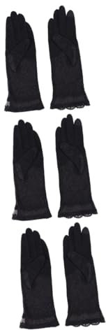 WRITWAA 3 Paare Handschutz Spitzenhandschuhe Handschuhe für Mädchen Damen Handschuhe Arbeitshandschuhe damenhandschuhe reinigungshandschuhe atmungsaktive Handschuhe Sonnenschutzhandschuhe