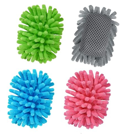 SITHON 4 magnetiska whiteboard suddgummi, shag torr avtorkningsbart radergummi, whiteboard suddgummi tavelsuddgummi torkare för klassrum hem kontor