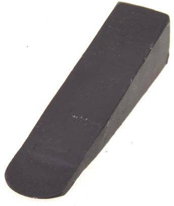 Aqbau® Coin fendeur 1 kg pour bois, cales forestières, cales d'abattement, coin fendeur forgé en acier plein, coin de propulsion, cale bûchette, cale de remplacement, fendage de bois