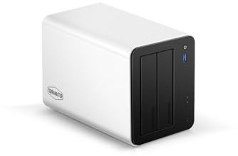 TERRAMASTER F2-425 Plus NAS Storage - 2Bay Intel N150 Quad-Core CPU, 8GB RAM DDR5, 5GbE LAN x 2, M.2 Slot x 3, Network Attached Storage for Teamwork, Multimedia Server (Diskless)